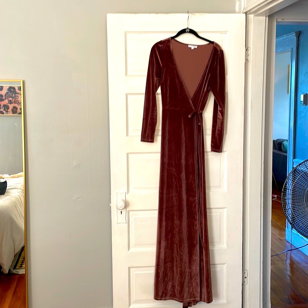 Baltic Born. Velvet dress.